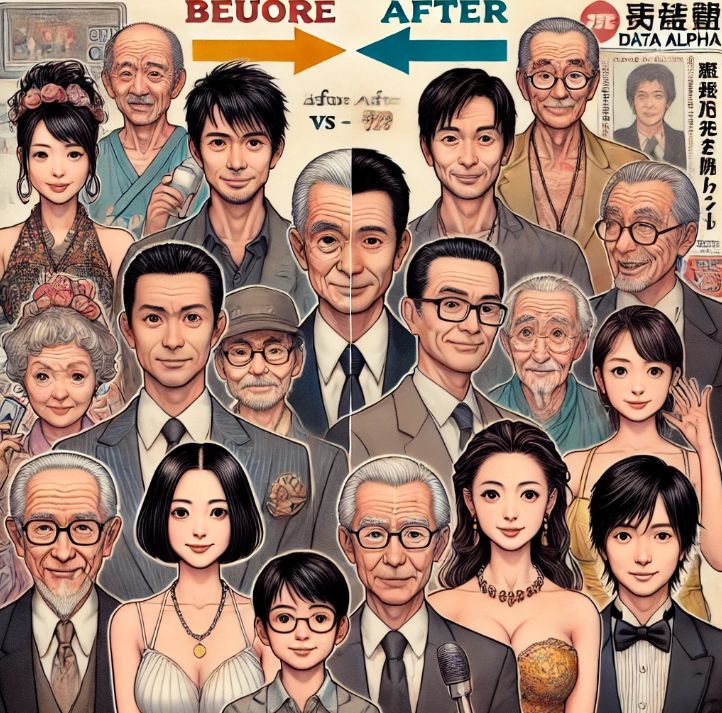 老けた芸能人ランキング2025！激太りや激やせが話題の有名人一覧